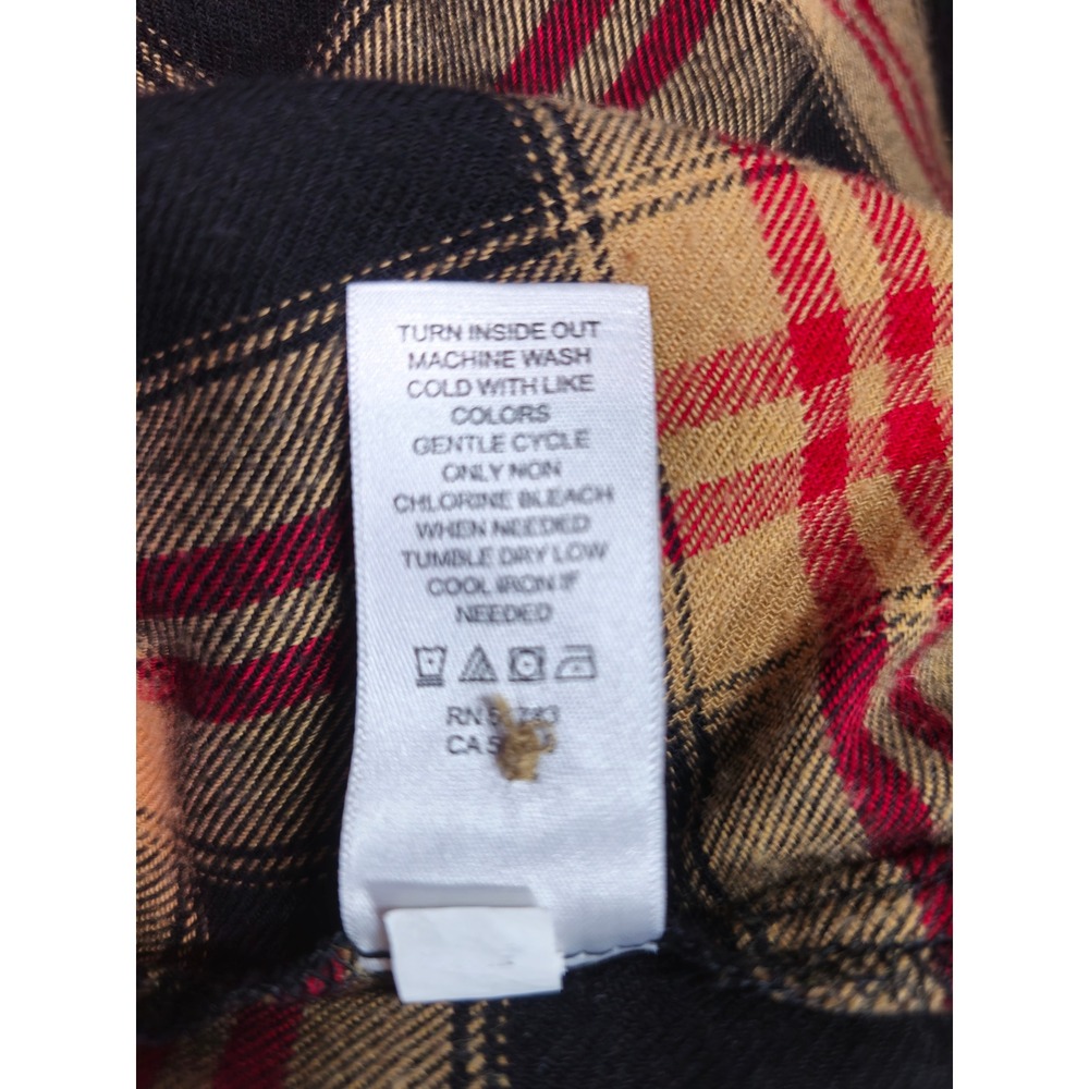 Maurices Plaid Flannel Button Down Long Sleeve Shirt Women's Size L EUC - Picture 8 of 8